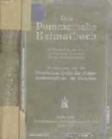 Das Pommersche Heimatbuch : f&uuml;r die Hand des Lehrers und des Heimatfreundes