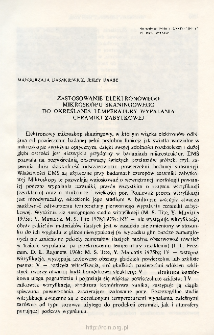 Zastosowanie elektronowego mikroskopu skaningowego do określania temperatury wypalania ceramiki zabytkowej