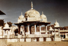 A fragment of a castle in Amer near Jaipur (Iconographic document)