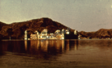 Castle on the lake in Udaipur (Iconographic document)