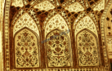 A fragment of a castle in Amer near Jaipur (Iconographic document)