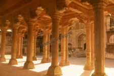 Fragment zamku w Amer koło Jaipur (Dokument ikonograficzny)
