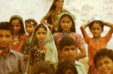 Portret dzieci i nastolatków, pasterze kachchi rabari (Dokument ikonograficzny)