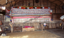 Wnętrze chaty pasterzy rabari z Sindhu, Pakistan (Dokument ikonograficzny)