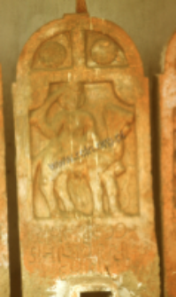 Memorial stones (paliya) - rabari on a camel (Iconographic document)