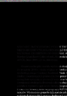 Nejstar&scaron;&iacute; uměn&iacute; stredn&iacute; Evropy. The oldest art of central Europe. Prvn&iacute; mezin&aacute;rodn&iacute;v&yacute;stava orygin&aacute;lů paleolitick&eacute;ho umen&iacute;. The first international exhibition of originalart from the Paleolithic : [recenzja]
