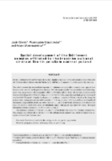 Spatial development of the settlement complex affiliated to the Trzciniec cultural circle at site 1 in Polesie in Central Poland