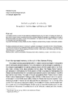 In the labyrinth of memory. Images of the Warsaw Uprising of 1944