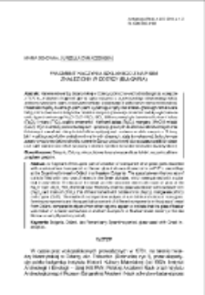 Fragment naczynia szklanego z napisem znaleziony w Odercy (Bułgaria)