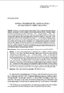 Napis na fragmencie szklanego naczynia znalezionego w Odercy (Bułgaria)