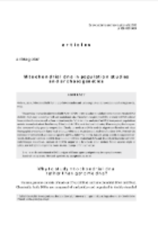Mitochondrial DNA in population studies and archaeogenetics = Mitochondrialny DNA w badaniach populacyjnych i archeogenetyce