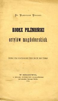 Kodex pilźnieński ortylów magdeburskich