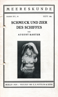 Schmuck und Zier des Schiffes