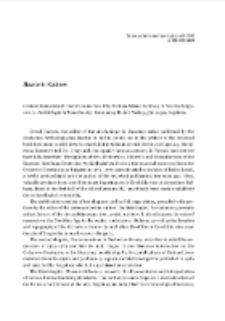Ovčarovo-Gorata. Eine fr&uuml;hneolitische Siedlung in Nordostbulgarien (= Arch&auml;ologie in Eurasien 29). Raiko Krau&szlig;, Bonn 2014 : [recenzja]