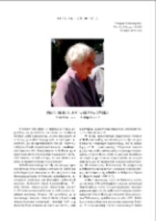 Prof. dr hab. Zofia Kurnatowska : 9 czerwca 1932 - 11 sierpnia 2013