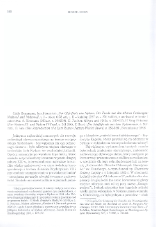 Der Opferplatz von Nydam. Die Funde aus den älteren Grabungen: Nydam-I und Nydam-II, Güde Bemmann, Jan Bemmann, t. I - tekst, t. II - katalog, z aneksami w tomie I autorstwa: A. Kromann (Münze, s. 204-209), H. Paulsen (Bögen und Pfeile, s. 387-427), P. Vang Petersen (Der Nydam-III- und Nydam-IV-Fund, s. 241-266), E Rieck (Die Schiffsfunde aus dem Nydammoor, s. 267-292), D. Sim (The Reproduction of a Late Roman Pattern-Welded Sword, s. 381-386), Neumünster 1998 : [recenzja]