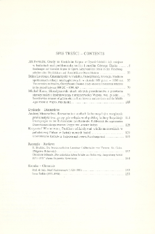 Spis treści = Contents