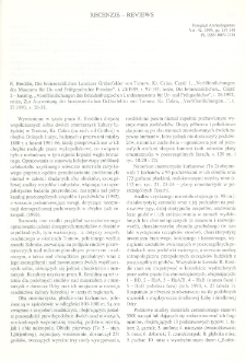 Die bronzezeitlichen Lausitzer Gr&auml;berfelder von Tornow, Kr. Calau. Część 1, R. Breddin, &bdquo;Ver&ouml;ffentlichungen des Museums f&uuml;r Ur- und Fr&uuml;hgeschichte Potsdam&rdquo;, t. 23:1989, s. 97-145; Die bronzezeitlichen... Część 2 - katalog, R. Breddin, &bdquo;Ver&ouml;ffentlichungen des Brandenburgischen Landesmuseums f&uuml;r Ur- und Fr&uuml;hgschichte&rdquo;, t. 26:1992; Zur Auswertung der bronzezeitlichen Gr&auml;berfelder von Tornow, Kr. Calau, R. Breddin, &bdquo;Veroffentlichungen...&rdquo;, t. 27:1993, s. 26-31 : [recenzja]