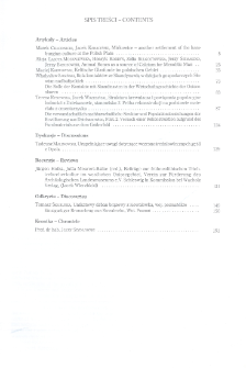 Spis treści = Contents