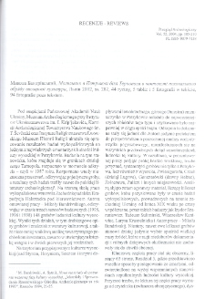 Mogil&rsquo;nik v Petrikovi bil&acirc; Ternopol&acirc; v konteksti pohoval&rsquo;nogo obr&acirc;du visoc&rsquo;koj kul&rsquo;tury, Mikola Bandrivs&rsquo;kij, L&rsquo;viv 2002 : [recenzja]