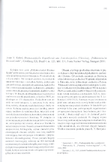 Bronzezeitliche Depotfunde aus Transkarpatien (Ukraine), Josip V. Kobal &bdquo;Prahistorische Bronzefunde&rdquo;, Abteilung XX, Band 4, Stuttgart 2000 : [recenzja]