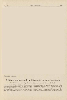 Z badań ratowniczych w Ostrowążu w pow. konińskim