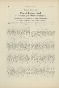 Powiat krotoszyński w czasach przedhistorycznych