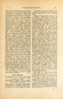 Starsza epoka kamienia w Polsce (paleolit), Kozłowski, Leon, Poznań, 1922 : [recenzja]