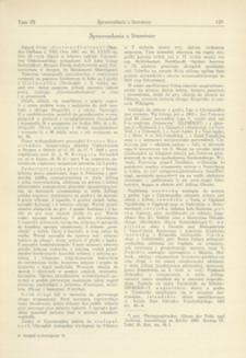 Przegląd Archeologiczny Vol. 9, Year 26, No 1 (1950), Reviews