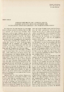 Forschungsprobleme der Luboszyce Kultur zwischen mittlerer Oder und mittlerer Elbe in der sp&auml;ten r&ouml;mischen Kaiserzeit und V&ouml;lkerwanderungszeit