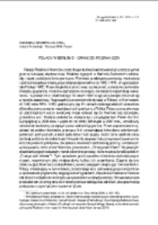 Polacy w Berlinie &ndash; granice i pogranicza