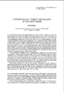 The Trans-Altai Torgut and Bulgan After Forty Years