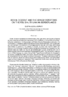 Social descent and the songs' repertoire on the Polish-Lithuanian borderlands