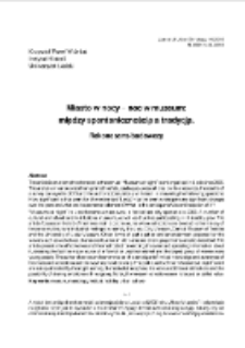 Miasto w nocy &ndash; noc w muzeum: między spontanicznością a tradycją. Rekonesans badawczy