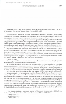 Odtąd już nic nigdy nie będzie tak samo... Media, kryzysy, eventy... i peryferie, Aleksander Woźny