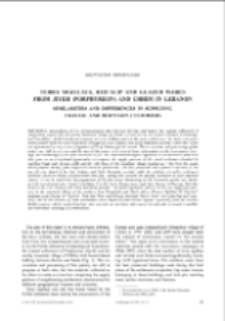 Terra Sigillata, Red Slip and Glazed Wares from Jiyeh (Porphyreon) and Chhim in Lebanon. Similarities and Differences in Supplying Coastal and Mountain Customers