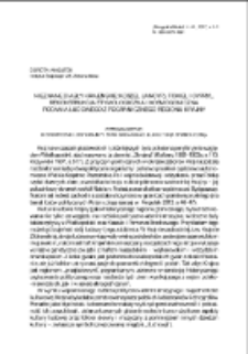 Nieznane diabły krajeńskie: Koszel (Jancyp), Tokiel i Cypryl. Rekonstrukcja etymologiczna i kosmogoniczna podania ludowego z pogranicznego regionu Krajny