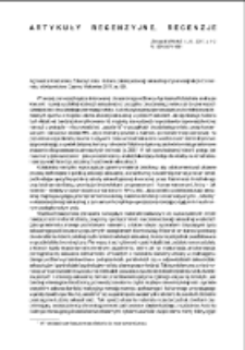 Zobaczyć łosia. Historia polskiej edukacji seksualnej od pierwszej lekcji do internetu, Agnieszka Kościańska, Wydawnictwo Czarne, Wołowiec 2017, ss. 424 : [recenzja]