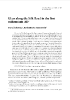 Glass along the Silk Road in the first millennium AD