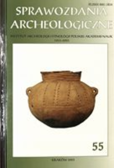 Sprawozdania Archeologiczne T. 55 (2003), Omówienia i recenzje
