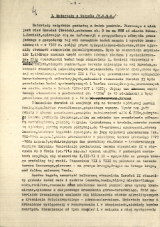 Wstawka do pracy paleontologicznej magistra Kulczyckiego, napisana dnia 27. VI. 1954