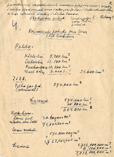 Notatki : powierzchnia pokryta przez lessy i ich kubatury