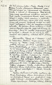 Dziennik z pobytu we Francji. dnia 5. 06.-14. 06. 1949