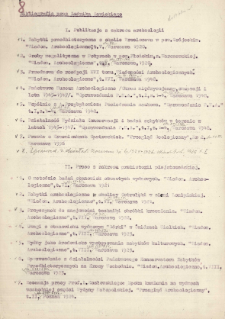 Bibliografia prac Ludwika Sawickiego