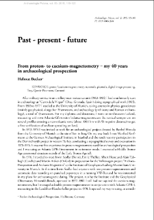 From proton- to caesium-magnetometry ‒ my 40 years in archaeological prospection