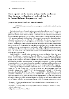From a point on the map to a shape in the landscape. Non-invasive verification of medieval ring-forts in Central Poland: Rozprza case study