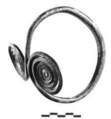 armlet with two spiral discs (Żyrardów) - metallographic analysis