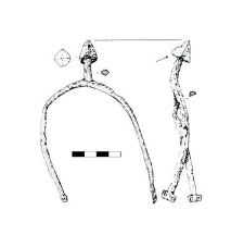 Spur with piramid-lshaped point