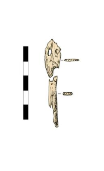 Artifact (arrowhead?), fragments
