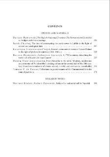 Contents = Spis treści